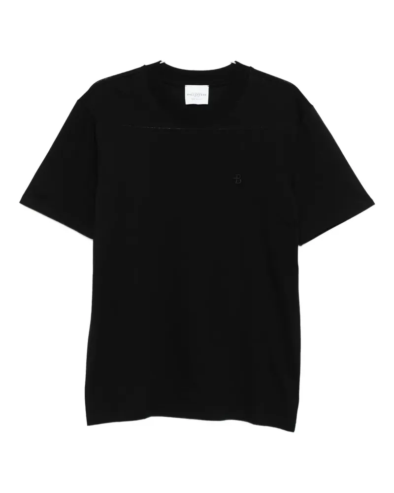 Ballantyne T-Shirt mit Logo-Stickerei - Schwarz Schwarz