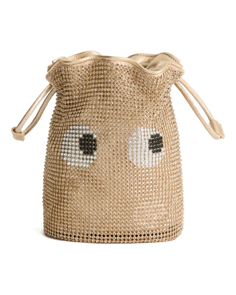 Anya Hindmarch Eyes Beuteltasche mit Kordelzug - Gold Gold
