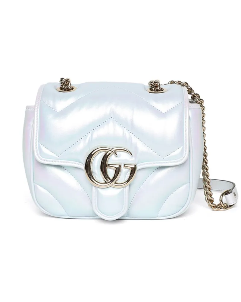 Gucci Mini GG Marmont Umhängetasche - Blau Blau