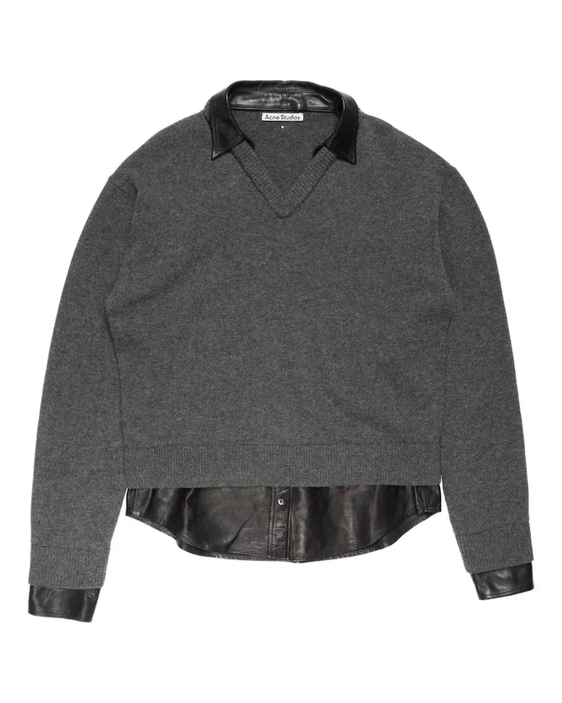 Acne Studios Pullover mit V-Ausschnitt - Grau Grau