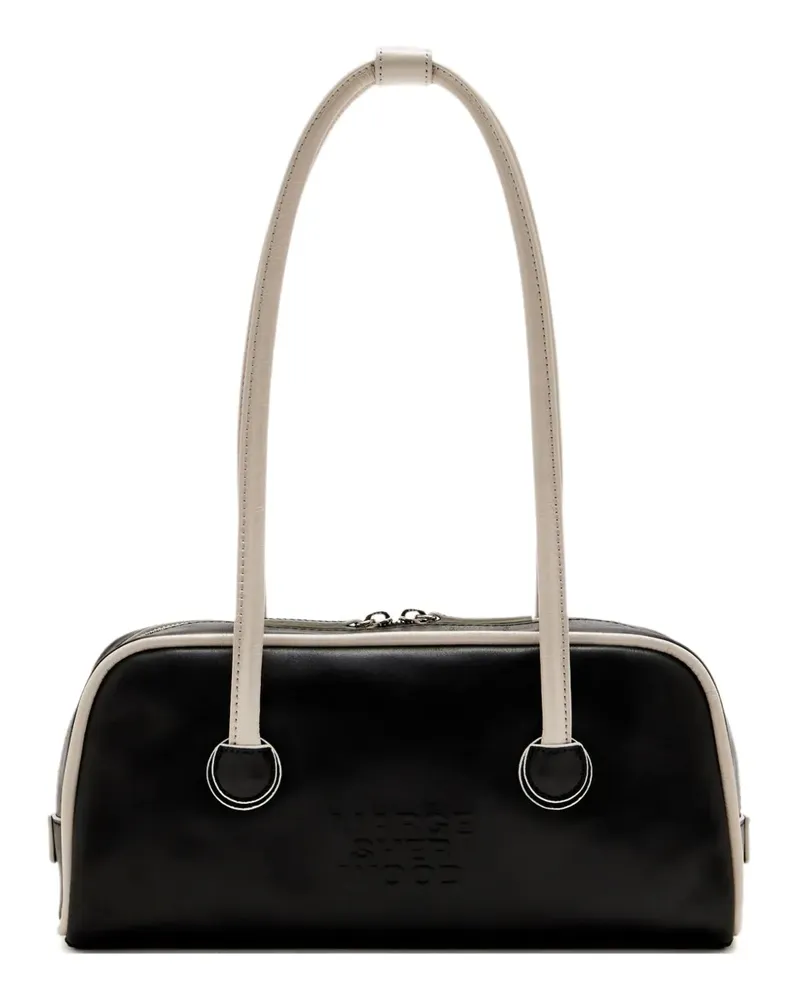 Marge Sherwood Schultertasche aus Leder - Schwarz Schwarz
