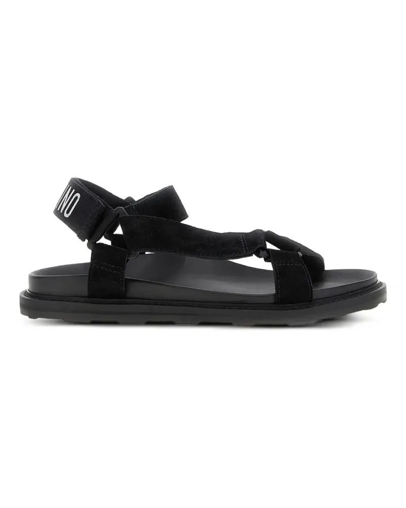 Moschino Sandalen mit Klettverschluss - Schwarz Schwarz