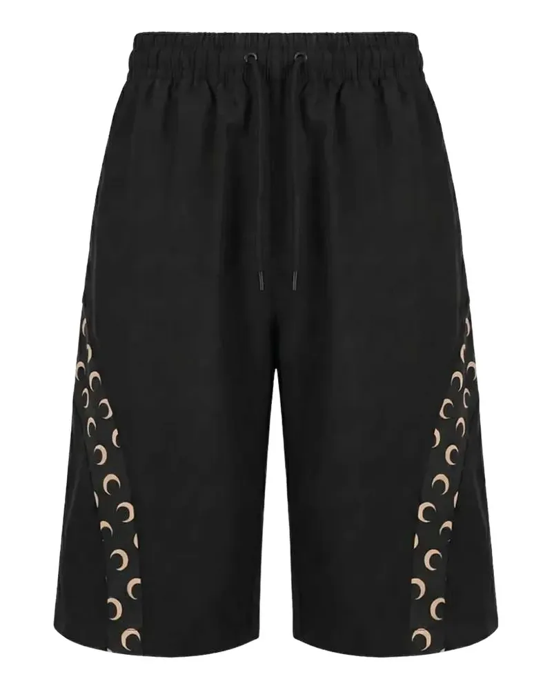 Marine Serre Moon-print swim shorts - Schwarz Schwarz