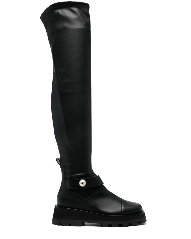 Jimmy Choo Kniehohe Meena Stiefel - Schwarz Schwarz