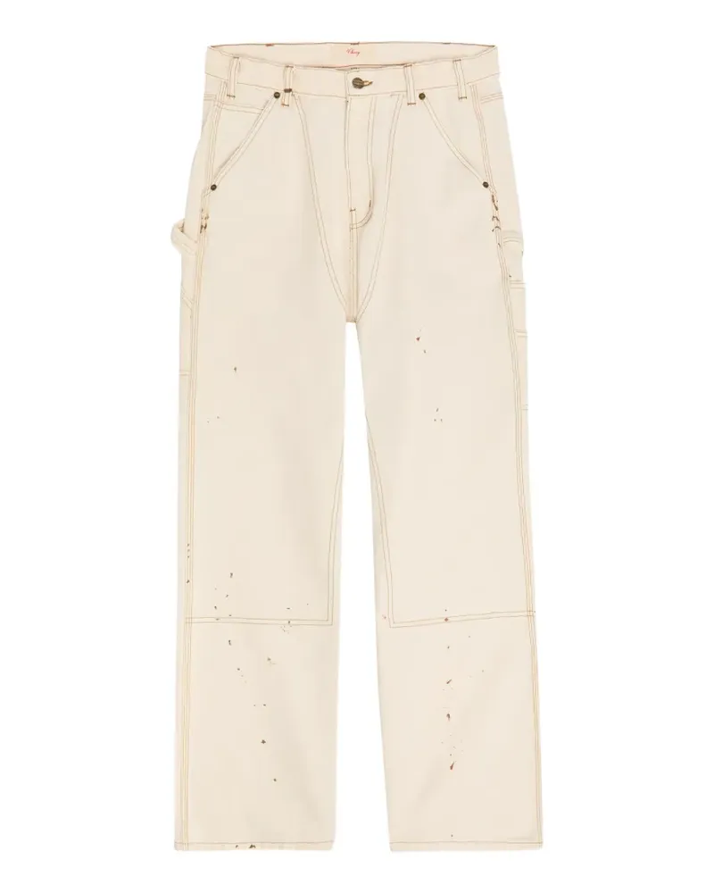 CHERRY LA LA Carpenter Jeans mit Farbklecks-Print - Nude Nude