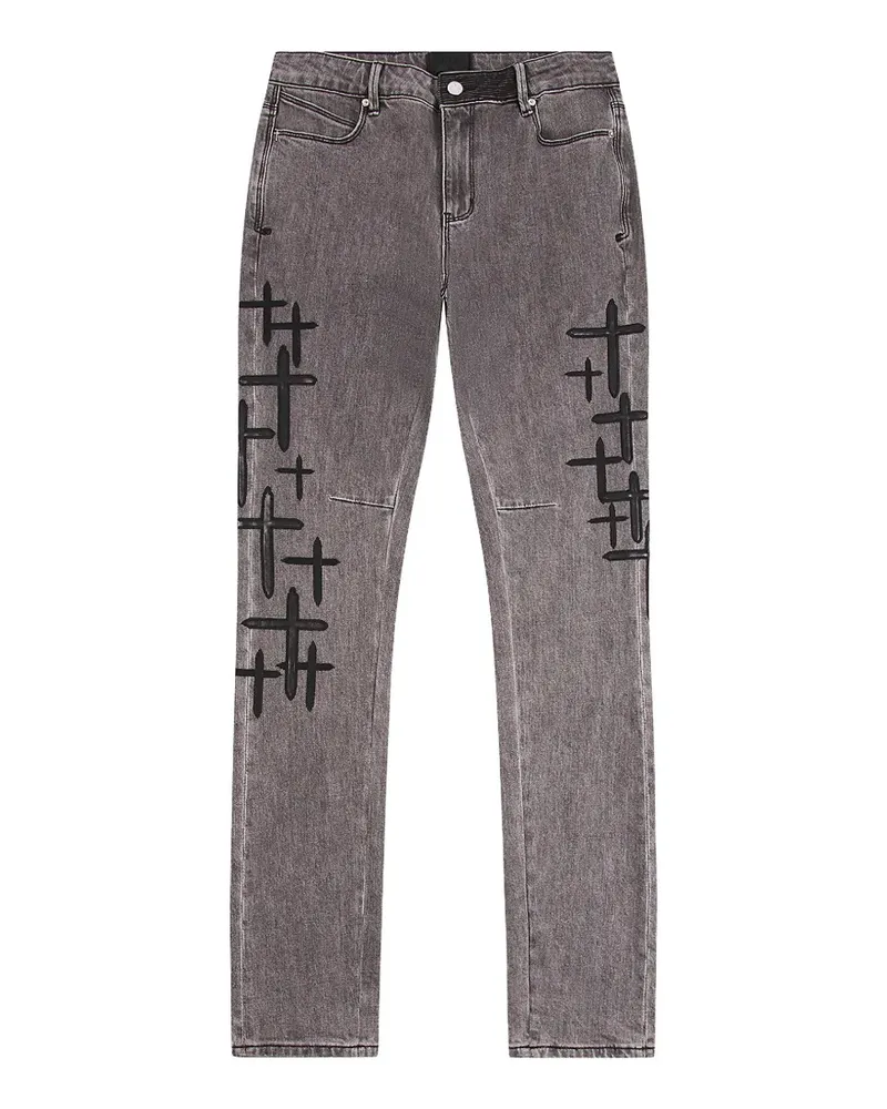 RTA Bryant Skinny-Jeans - Grau Grau