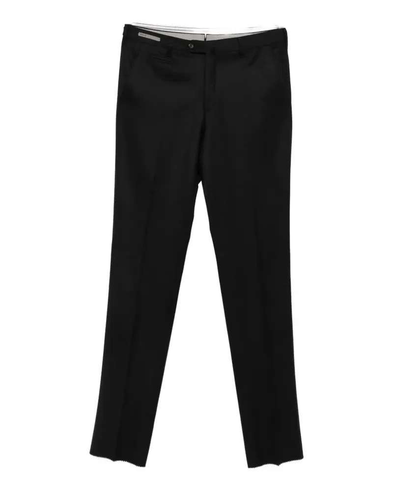 Corneliani Klassische Hose mit Bügelfalten - Schwarz Schwarz