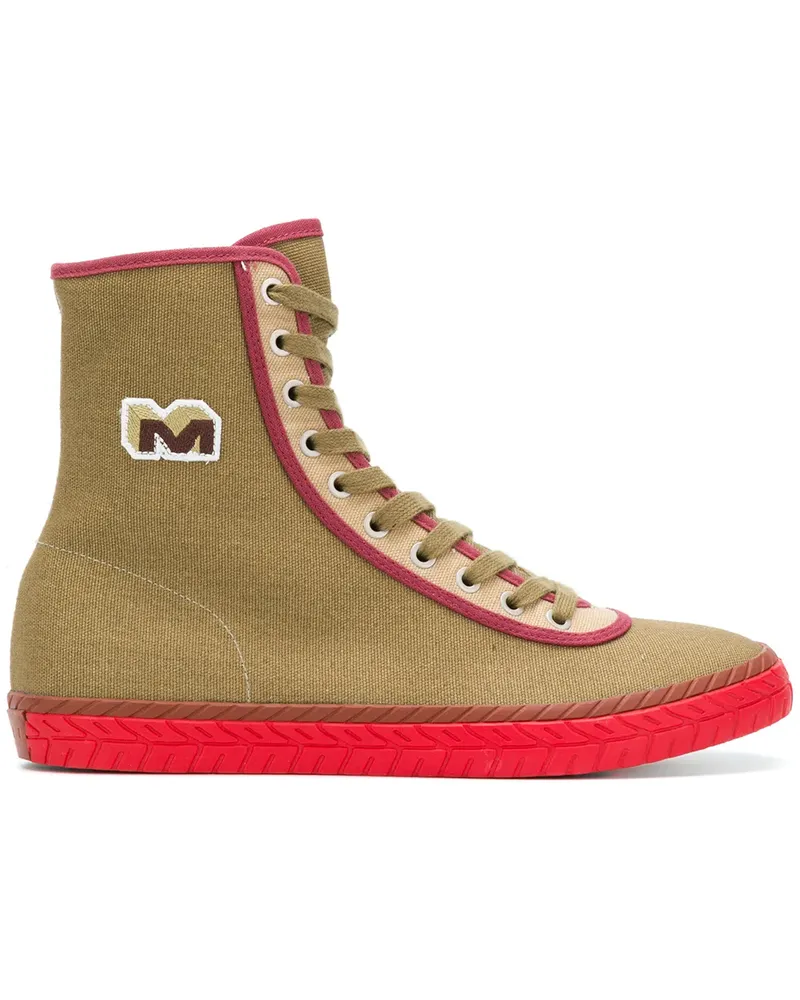 Marni M' High-Top-Sneakers - Braun Braun