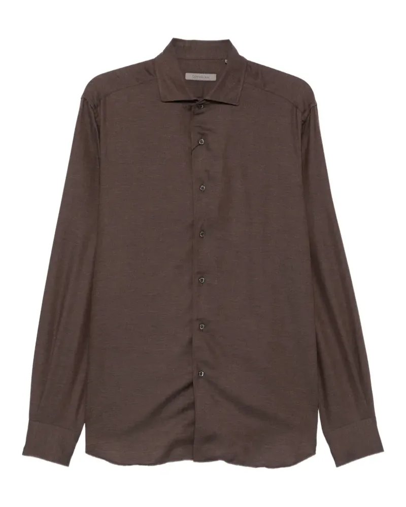 Corneliani Klassisches Hemd - Braun Braun