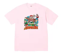 T-Shirt mit Print - Rosa