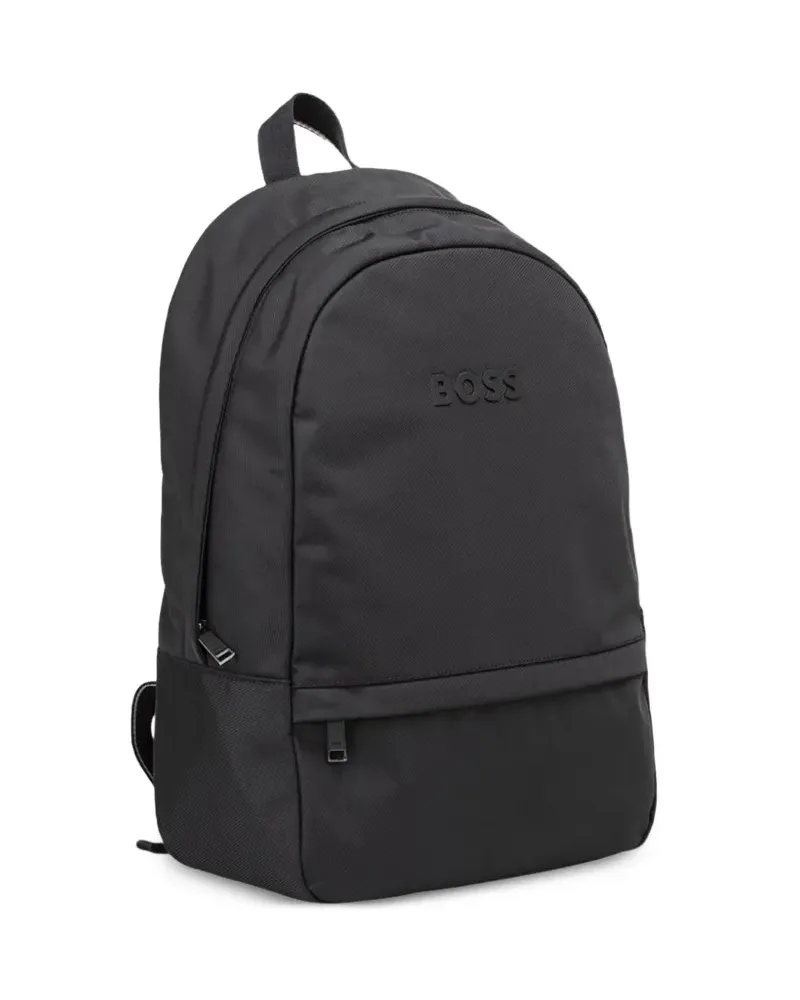 HUGO BOSS logo-detail zip-fastening backpack - Schwarz Schwarz
