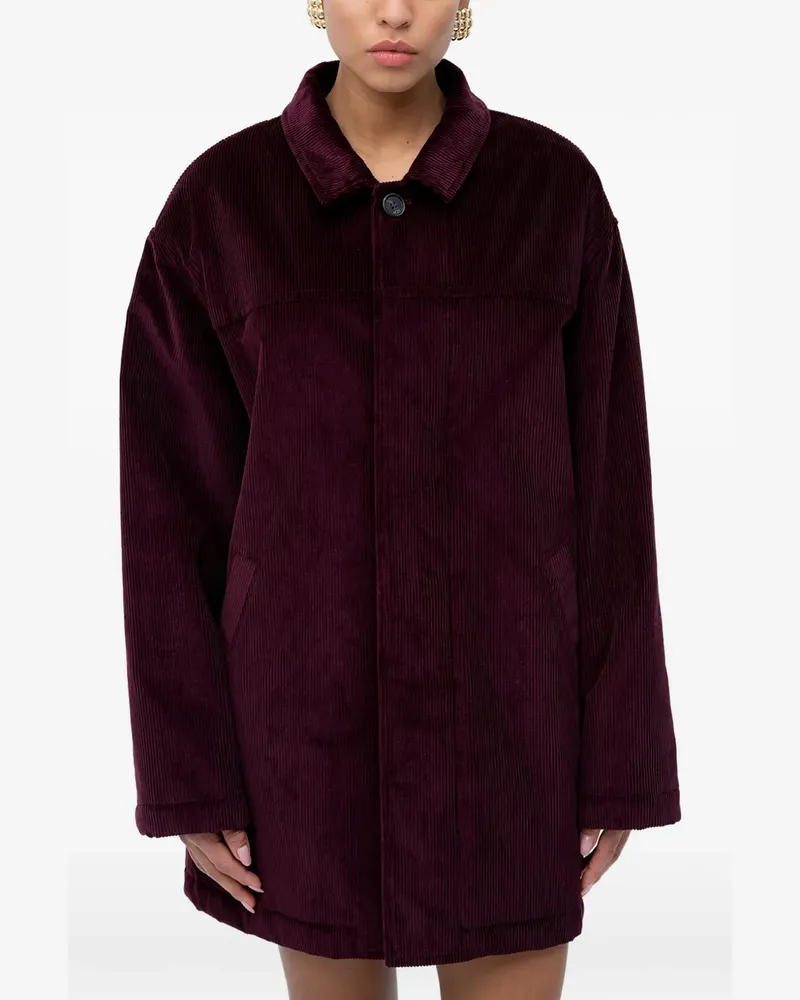 N° 21 Mantel aus Cord - Violett Violett