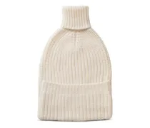 Gerippter Strickmantel mit Warmwasser - Nude