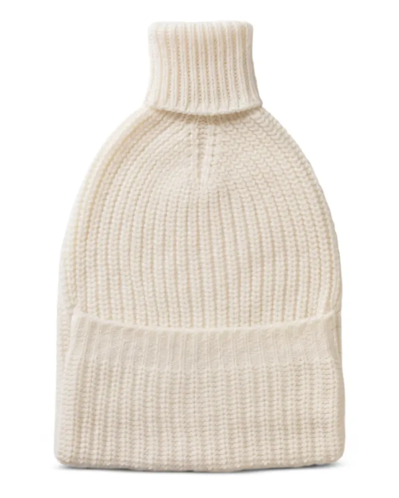 Johnstons of Elgin Gerippter Strickmantel mit Warmwasser - Nude Nude