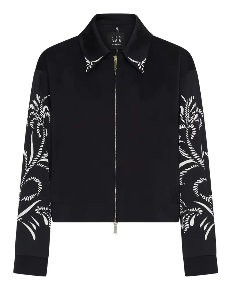MARELLA Natalia Cropped-Jacke - Schwarz Schwarz