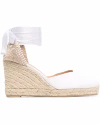 Castañer Carina Wedge-Espadrilles Weiß