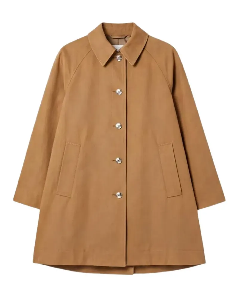 Herno pointed-collar overszied jacket - Braun Braun