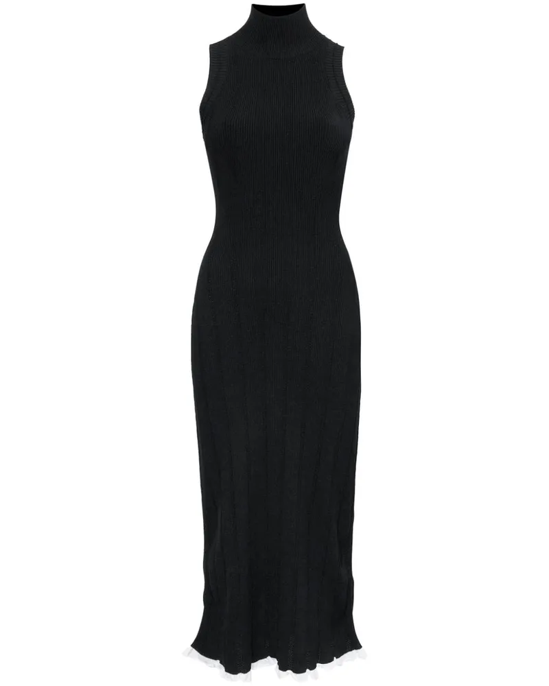 Proenza Schouler Kleid aus Pointelle-Strick - Schwarz Schwarz