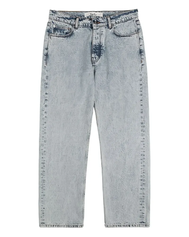 Séfr Geknöpfte Jeans - Grau Grau