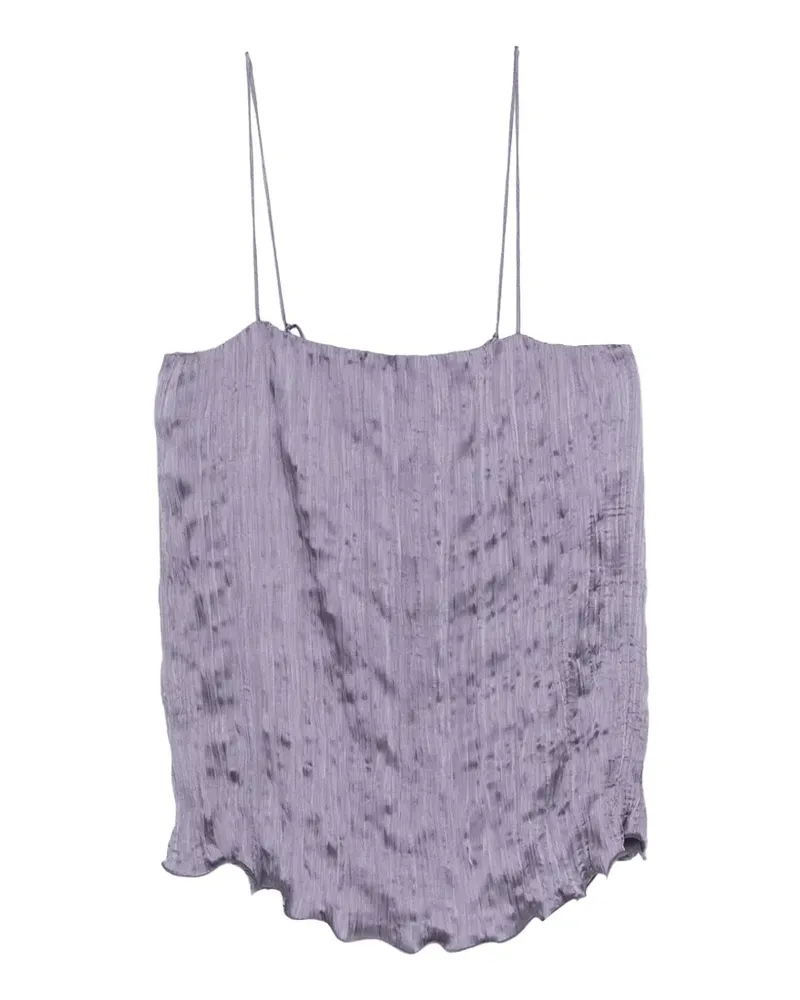 Posse Esme Bluse mit Knitteroptik - Violett Violett