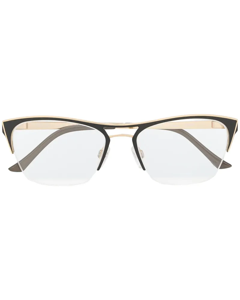 CAZAL Brillengestell im Cat-Eye-Design - Gold Gold