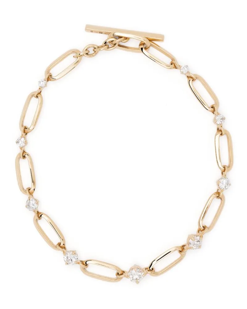 Lizzie Mandler 18kt Gelbgoldarmband mit Diamanten Gold