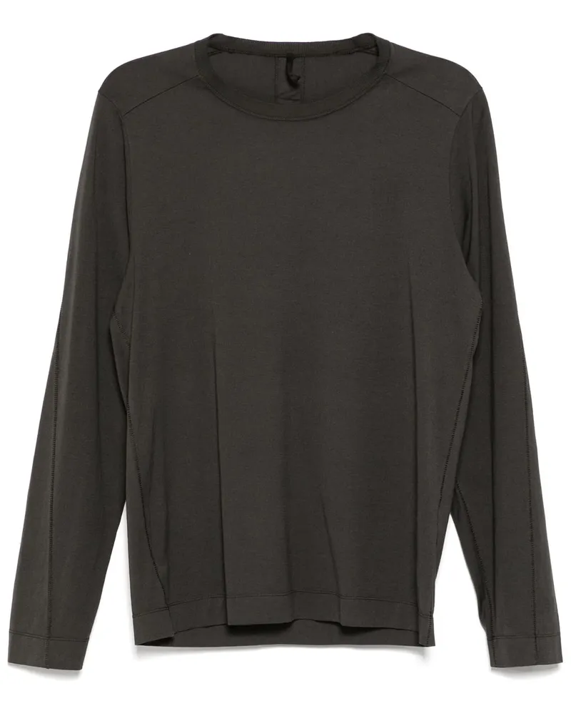 TRANSIT T-Shirt mit rundem Ausschnitt - Grau Grau