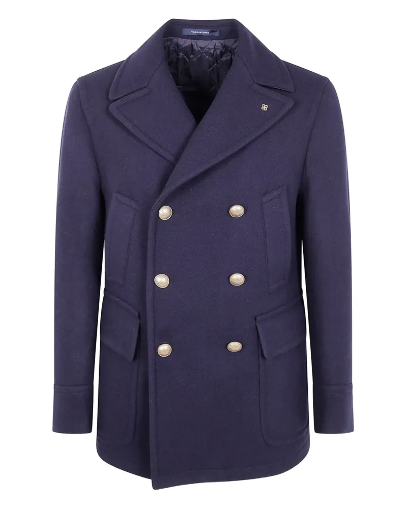 Tagliatore Doppelreihige Cabanjacke - Blau Blau