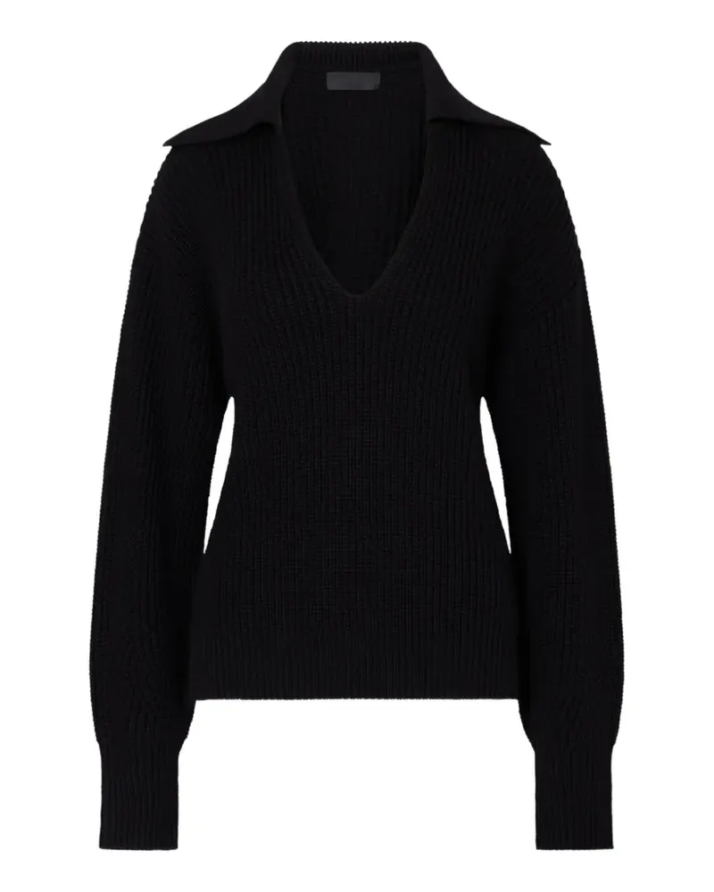 Liu Jo Pullover aus Wollgemisch mit Schnürung - Schwarz Schwarz