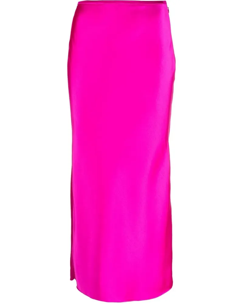 V:PM ATELIER Maxirock aus Satin - Rosa Rosa