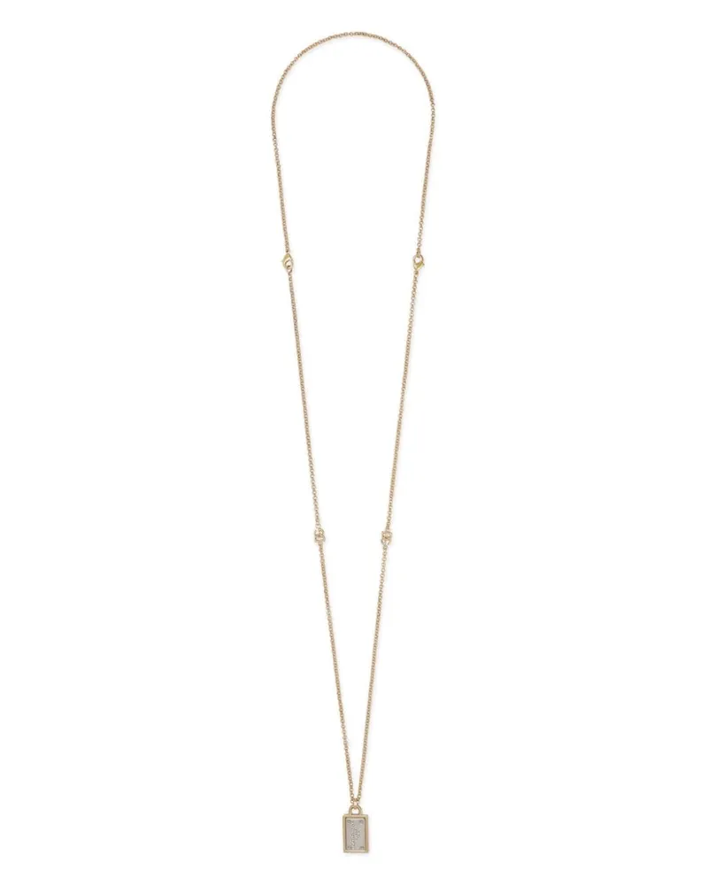 Dolce & Gabbana Halskette im Metallmix mit Logo-Gravur - Gold Gold