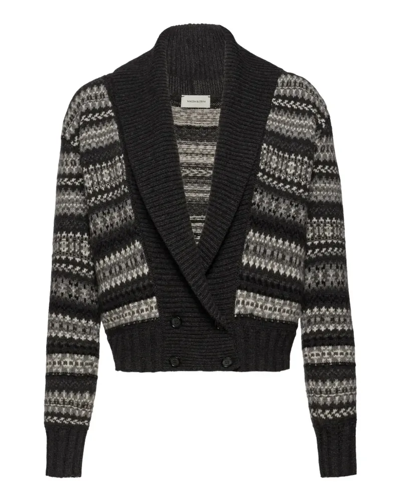 Magda Butrym Klassischer Cardigan - Grau Grau