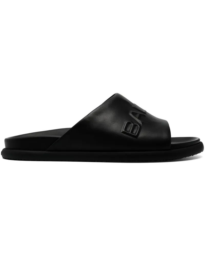 Bally Seaside Pantoletten mit Logo-Prägung - Schwarz Schwarz