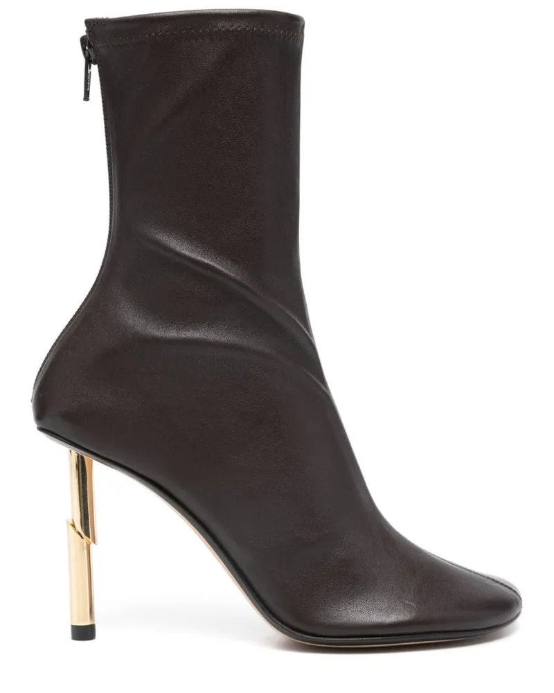 Lanvin Sequence Stiefeletten 95mm - Braun Braun