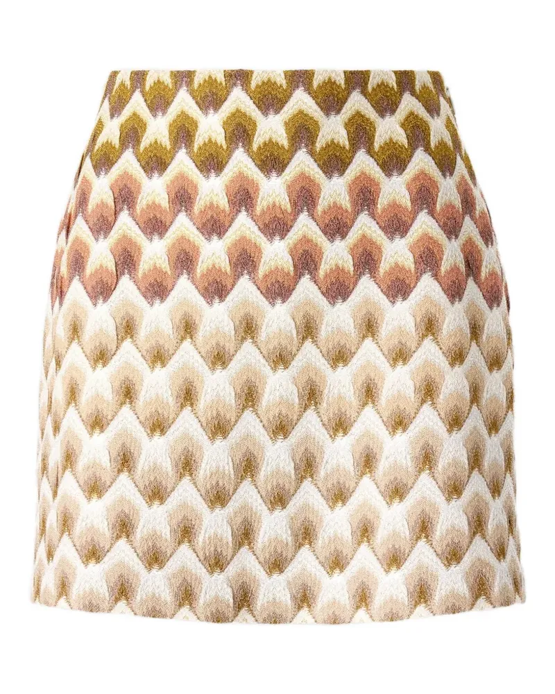 Missoni Rock im Metallic-Look - Nude Nude
