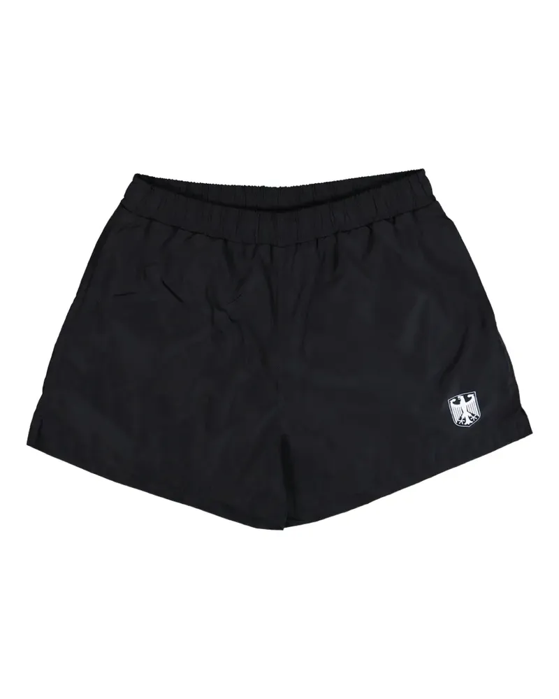 VETEMENTS eagle-detail swimshorts - Schwarz Schwarz