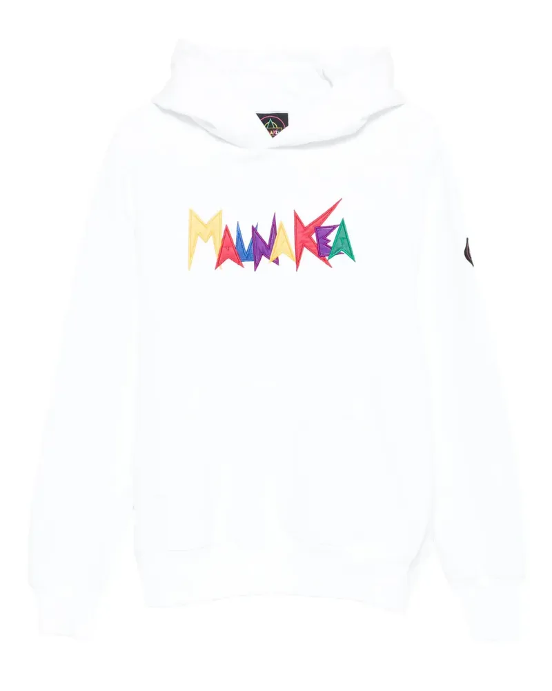 MAUNA KEA Hoodie mit Logo-Stickerei - Weiß Weiß