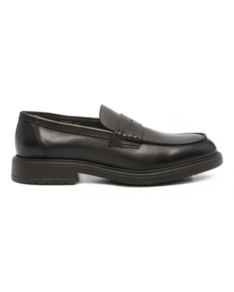 Doucal´s penny leather loafers - Braun Braun