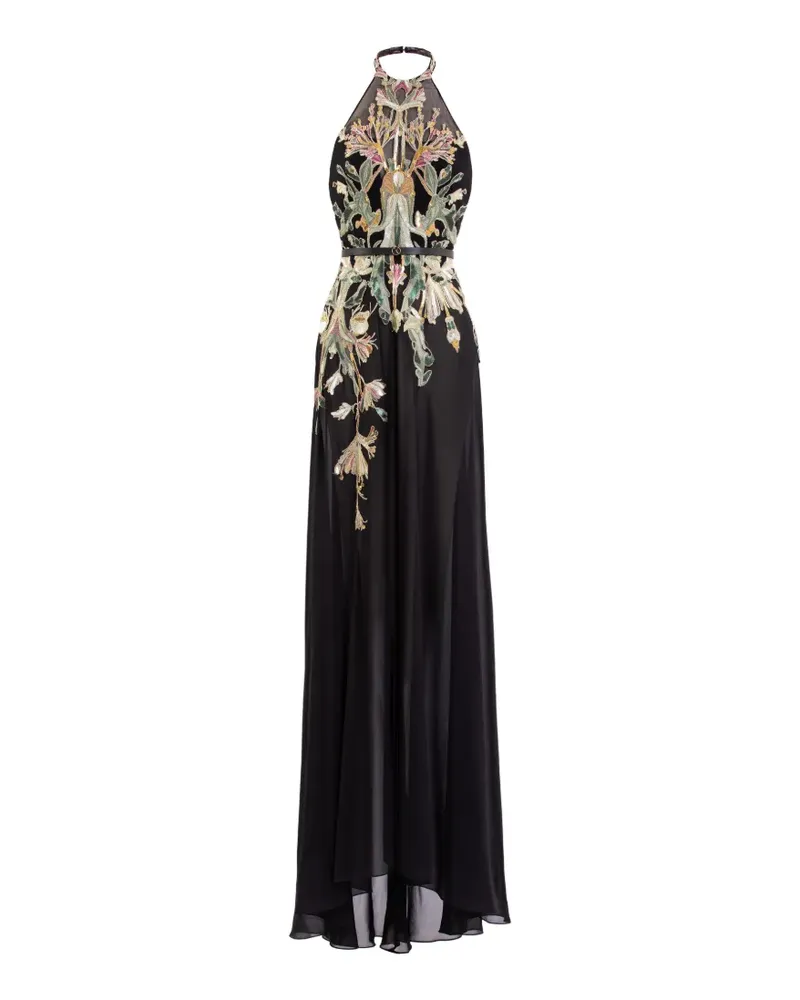 Saiid Kobeisy Ärmelloses Maxikleid - Schwarz Schwarz
