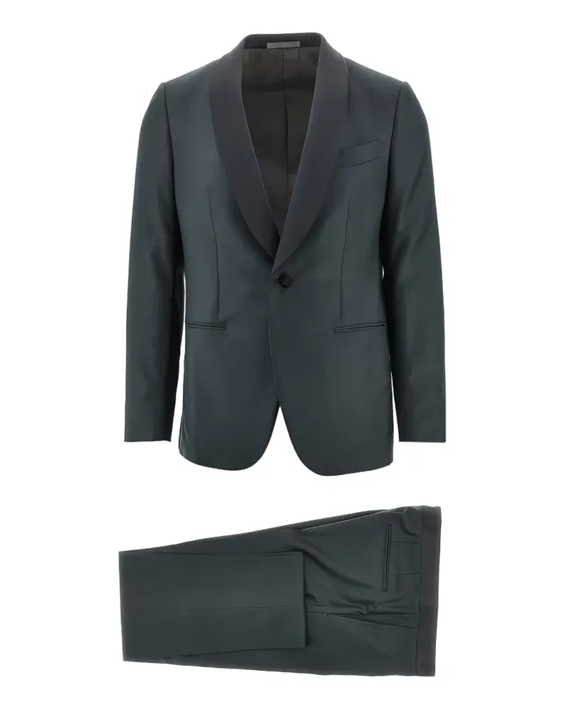 Caruso Super 150's shawl-lapel suit - Grau Grau