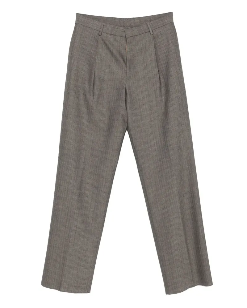 LARDINI Hose mit Bundfalten - Braun Braun