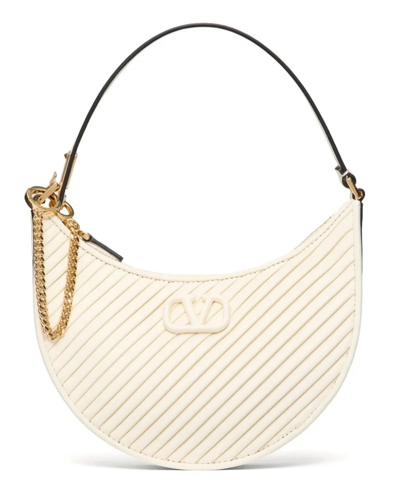Valentino Garavani Mini VLogo Signature Schultertasche - Nude Nude