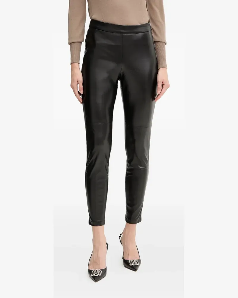 HUGO BOSS Hose mit seitlichem Reißverschluss - Schwarz Schwarz