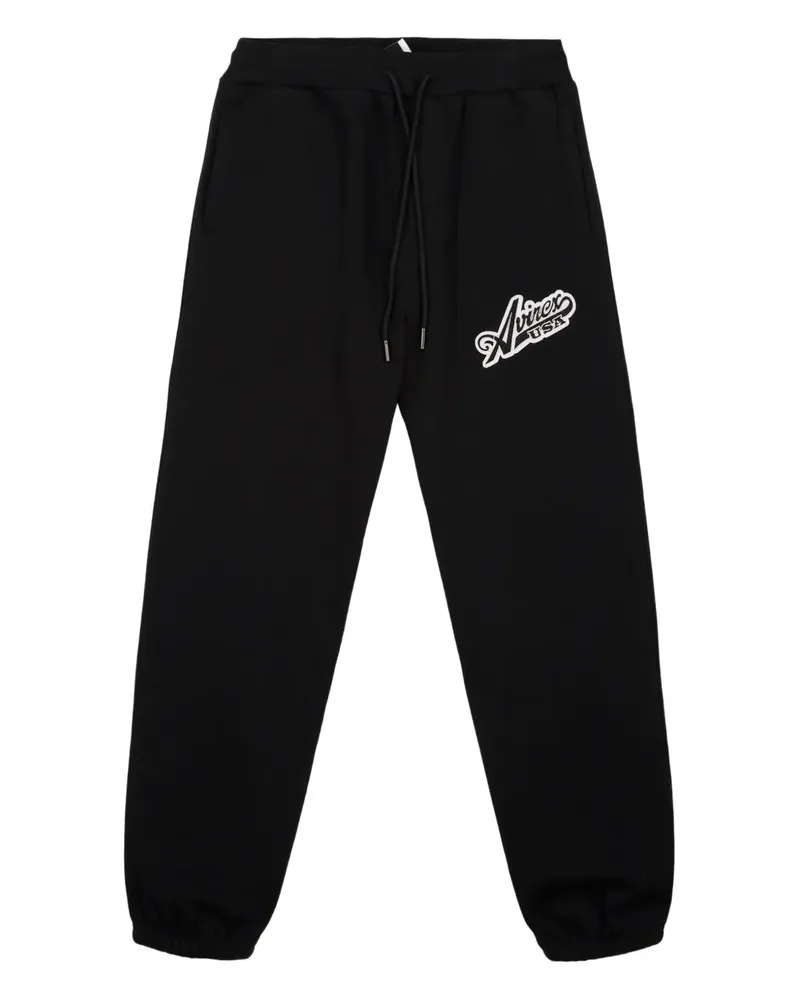Avirex Hose mit Logo-Stickerei - Schwarz Schwarz