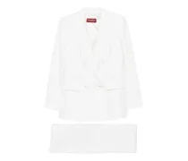 Doppelreihiger Anzug - Weiß