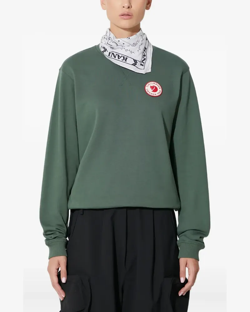 Fjäll Räven Oberteil mit Logo-Patch - Grün Grün
