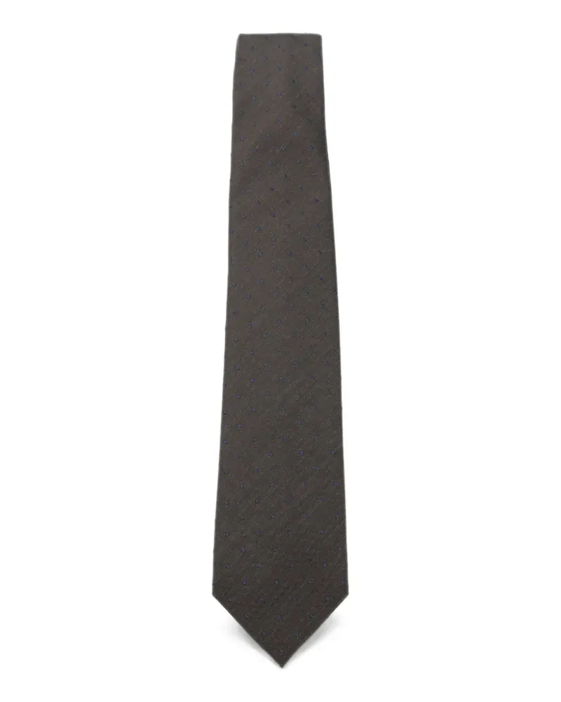 BARBA polka-dot tie - Braun Braun