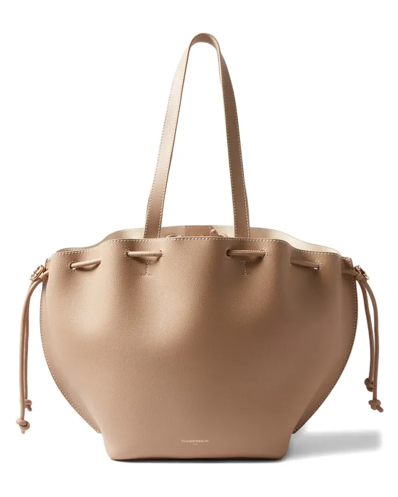 Claudie Pierlot Kordelzug-Mini-Tasche mit Henkel - Nude Nude