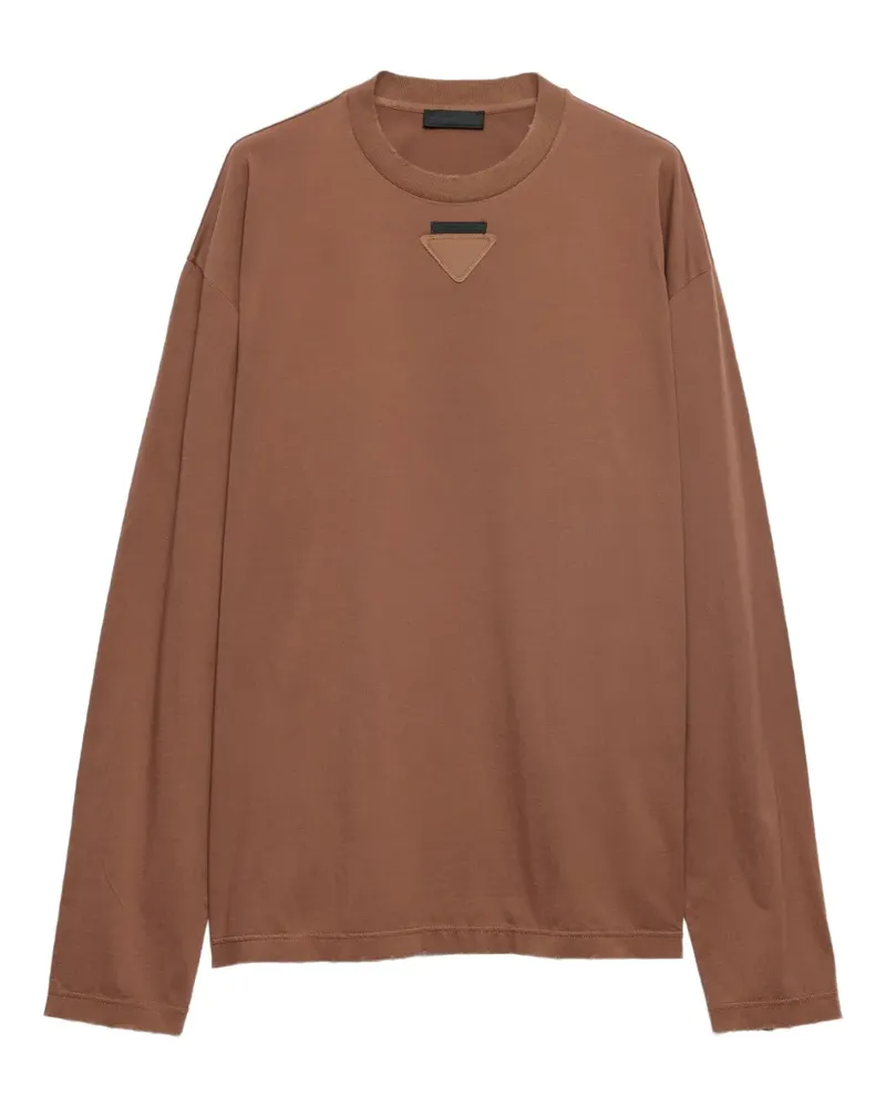 Prada Klassisches T-Shirt - Braun Braun