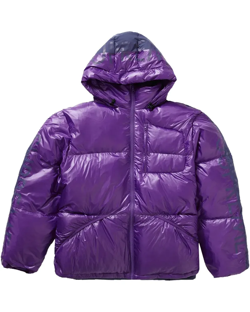 Supreme Being Gesteppte Daunenjacke - Violett Violett